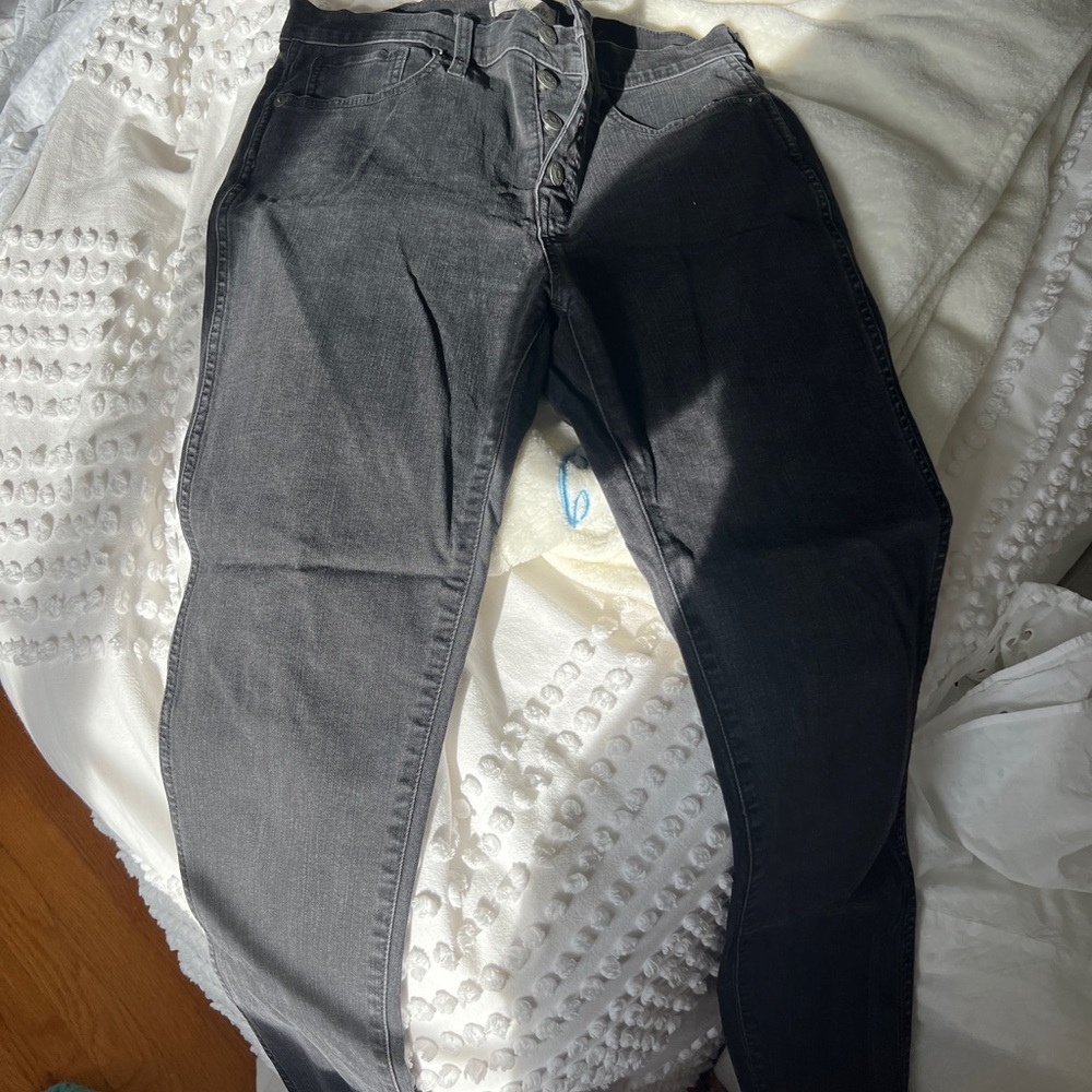 Madewell black skinny jeans